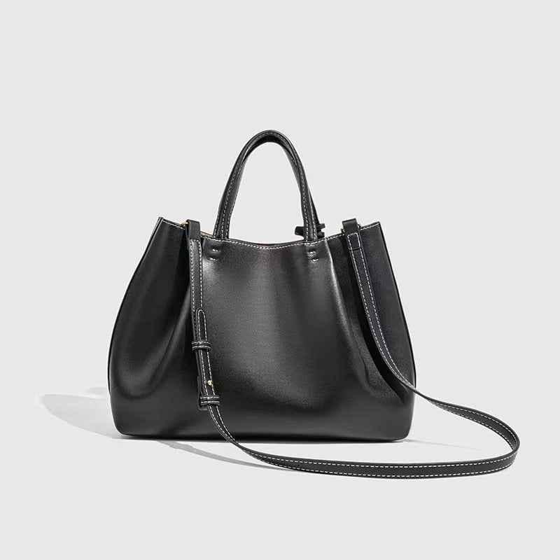 Sac bandoulière rétro en cuir : L&