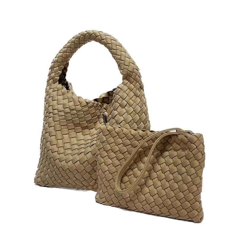 Sac cabas haut de gamme fait main, grande capacité, porté épaule