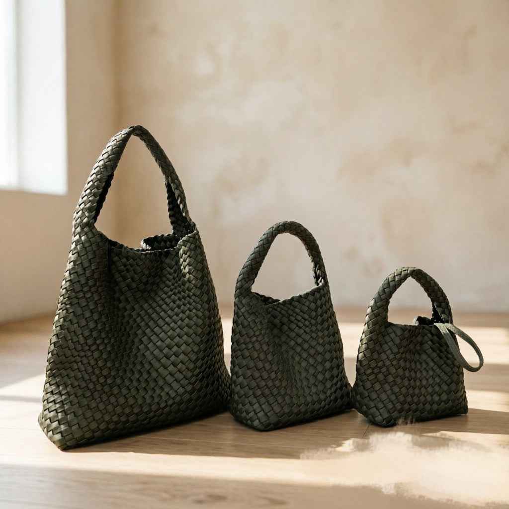 Sac cabas haut de gamme fait main, grande capacité, porté épaule