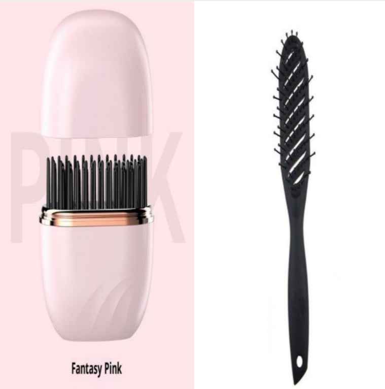 Mini peigne lissant sans fil rechargeable pour cheveux